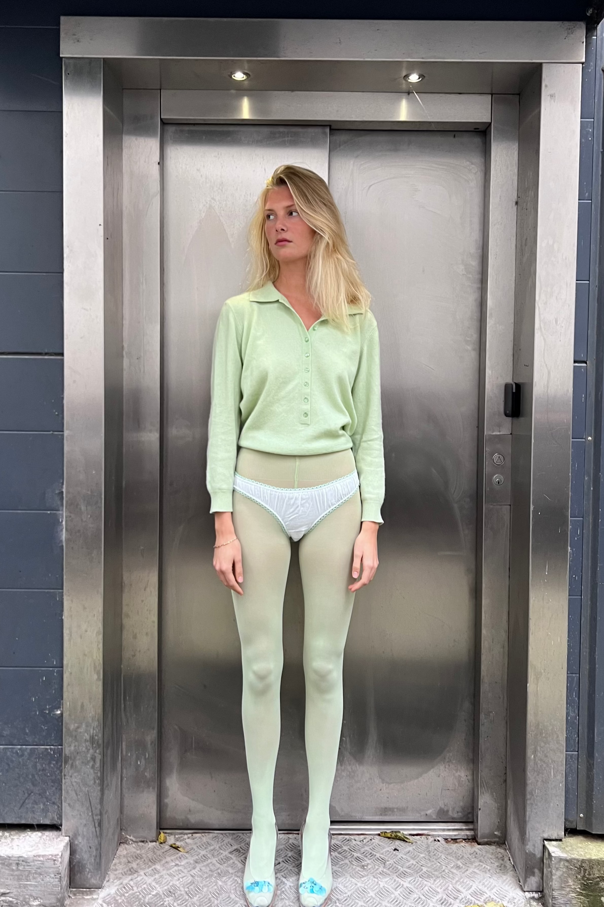 OLGA UNDIES, Lime