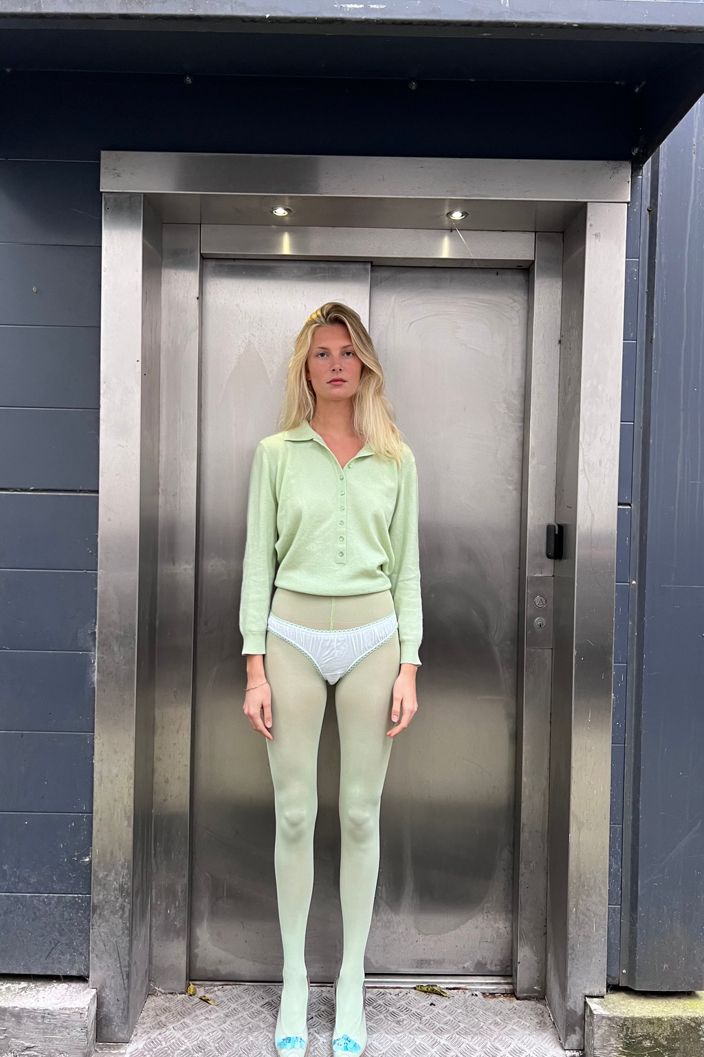 OLGA UNDIES - Lime