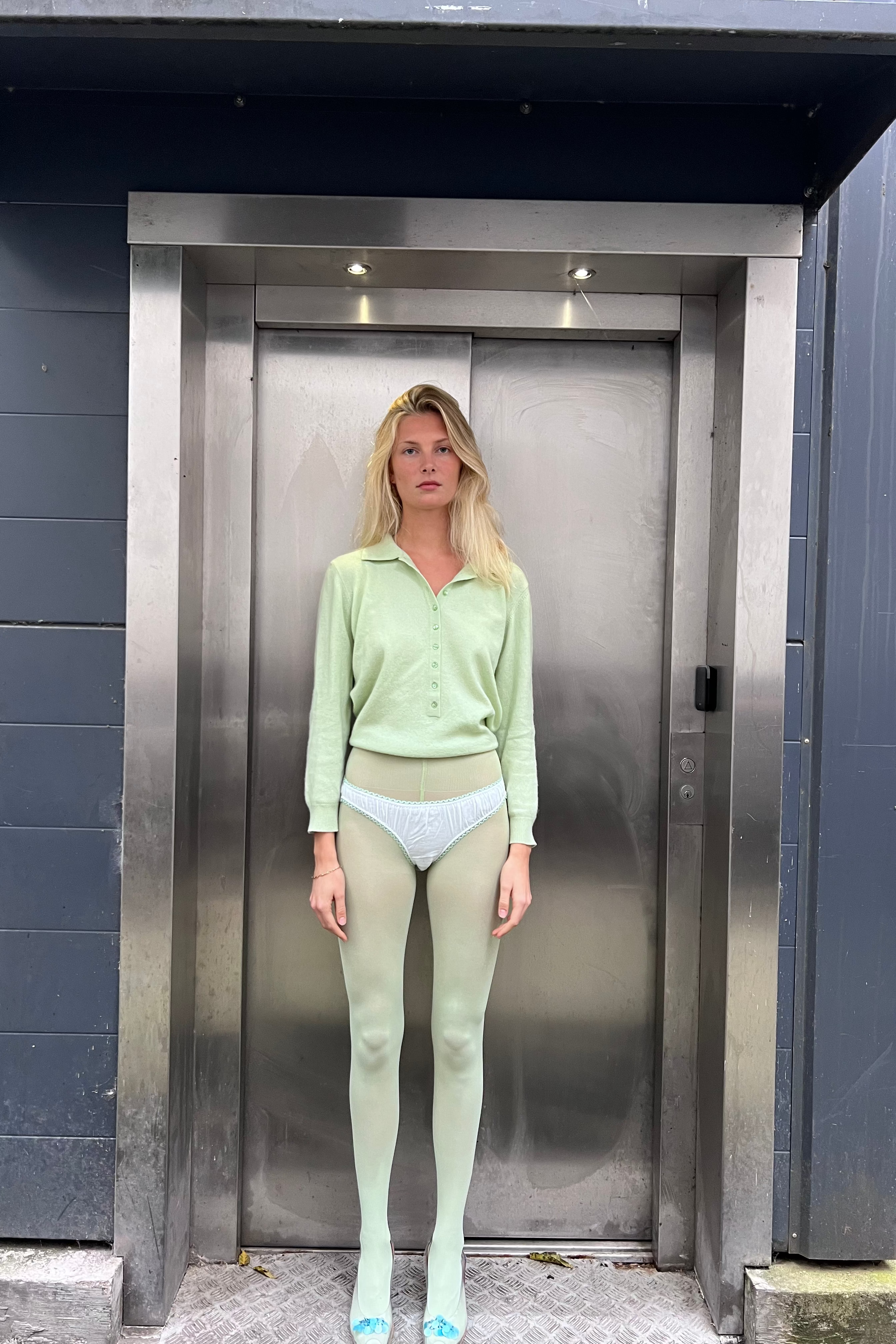 OLGA UNDIES - Lime