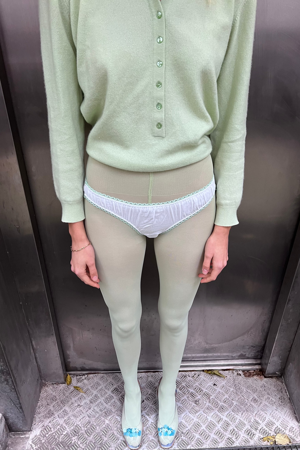 OLGA UNDIES - Lime