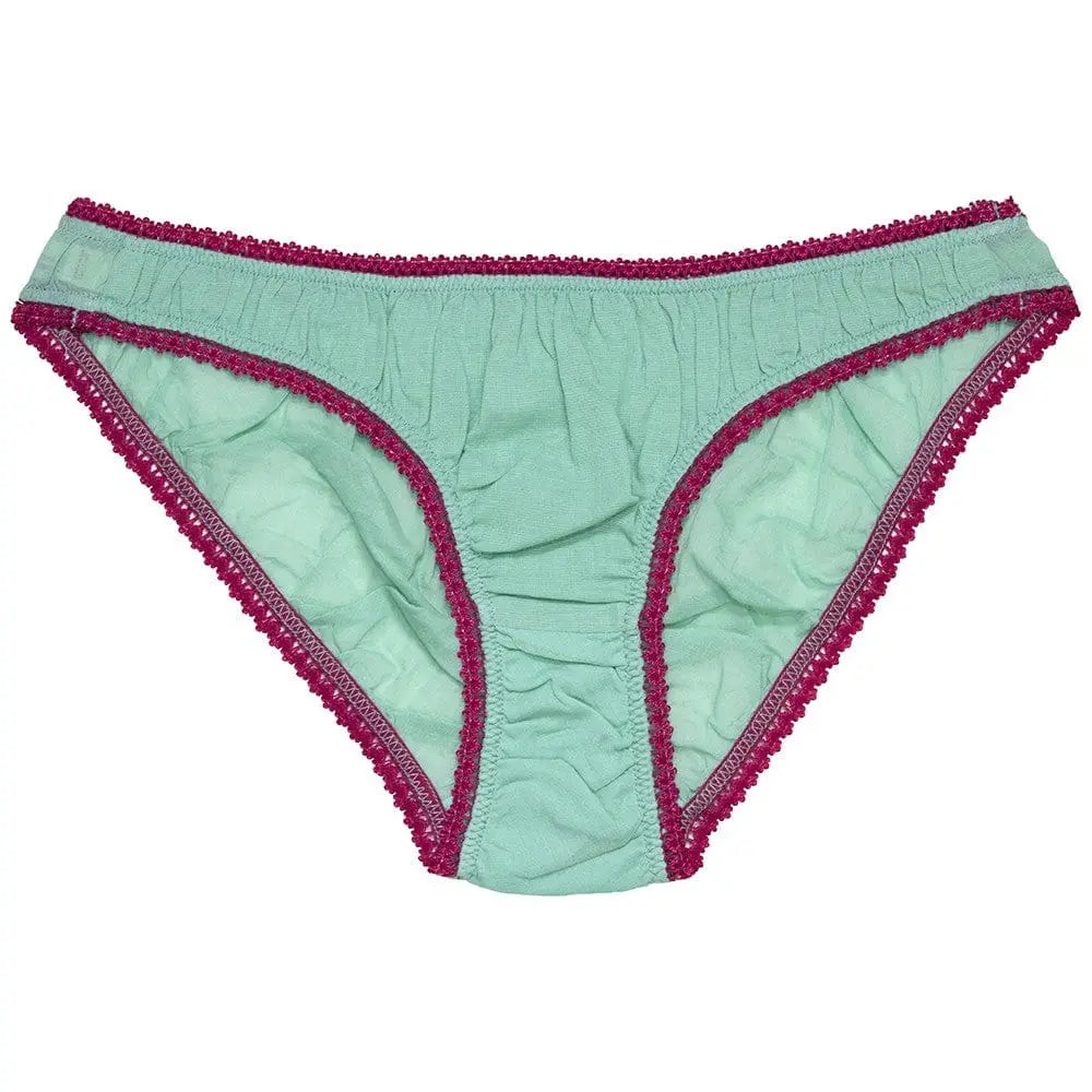 03 Undies, Mint green & Burgundy